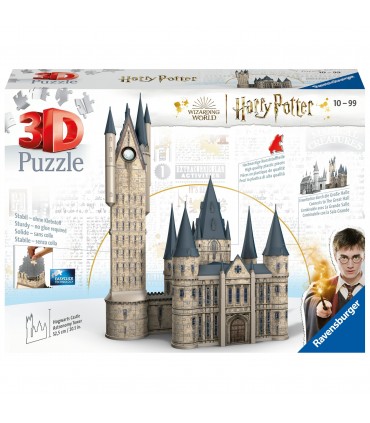 Puzzle da 540 Pezzi 3D - Harry Potter Castello di Hogwarts: Torre di Astronomia