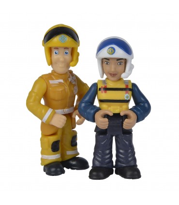 Sam il Pompiere - Set due Personaggi cm.7 - 2 asst