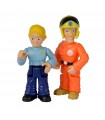 Sam il Pompiere - Set due Personaggi cm.7 - 2 asst