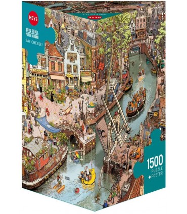 Puzzle 1500 pz Triangolare - Say Cheese!, Göbel/Knorr