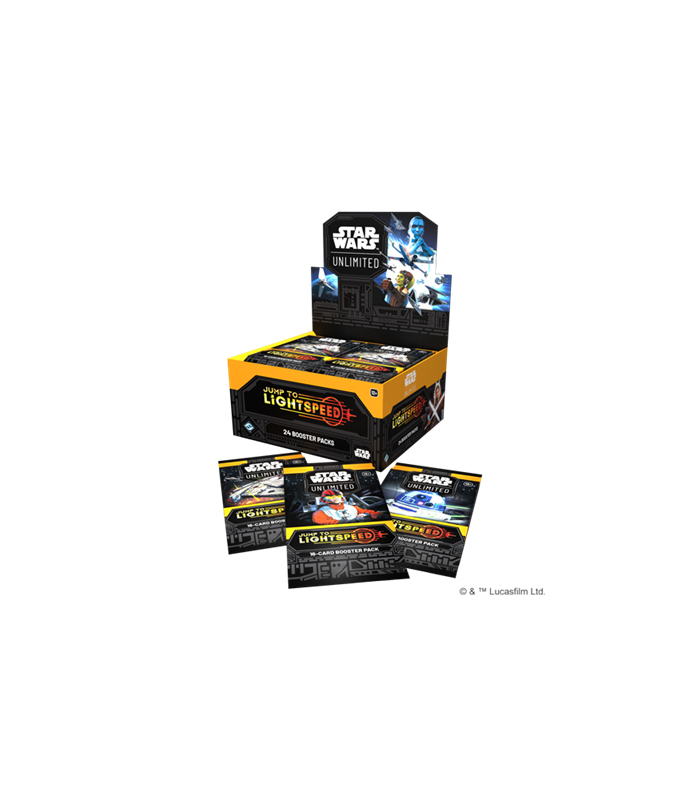 SWU - Jump to Lightspeed: Booster EN - Star Wars Unlimited - Asmodee | Get Your Fun SWU - Jump to Lightspeed: Booster EN - Star Wars Unlimited - Asmodee | Get Your Fun