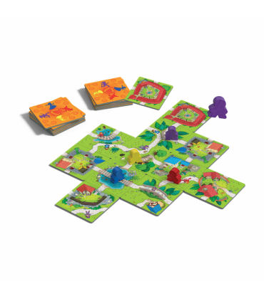 Carcassonne Junior - Gioco da Tavolo per Bambini 4+ | Divertimento Strategico per 2-4 Giocatori in Famiglia, 15 Minuti di Gioco