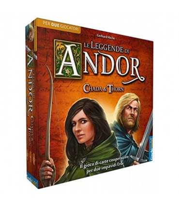 Le Leggende di Andor - Chada e Thorn | Gioco di Carte Collaborativo per 2 Giocatori | Avventura Fantasy e Strategia
