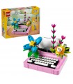 Creator - Macchina da Scrivere con fiori