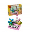 Creator - Macchina da Scrivere con fiori