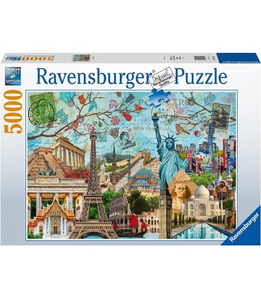 Puzzle da 5000 Pezzi - Big City Collage