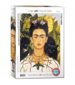 Puzzle da 1000 Pezzi - Kahlo, Frida: Self-Portrait with Hummingbird