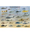 Puzzle da 1000 Pezzi - Military Helicopters
