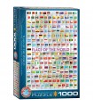 Puzzle da 1000 Pezzi - Flags of the World