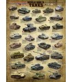 Puzzle da 1000 Pezzi - World War II Tanks