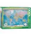 Puzzle da 1000 Pezzi - Map of the World