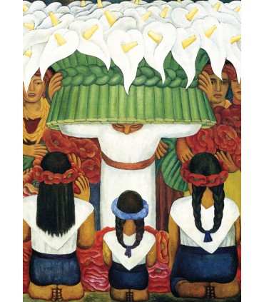 Puzzle da 1000 Pezzi - Diego Rivera: Flower Festival Feast