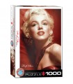 Puzzle da 1000 Pezzi - Marilyn Monroe Red Portrait