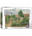 Puzzle da 1000 Pezzi - Pissaro: Vegetable Garden Overcast by Pissaro