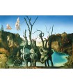 Puzzle da 1000 Pezzi - Dali, Salvador : Swans Reflecting Elephants