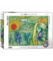 Puzzle da 1000 Pezzi - Chagall, Marc : The Lovers of Vence