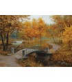 Puzzle da 1000 Pezzi - Eugene Lushpin: Autumn in an Old Park