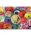 Puzzle da 1000 Pezzi - Asian Oil Paper Umbrellas