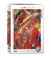 Puzzle da 1000 Pezzi - Chagall, Marc : Triumph of Music by Chagall