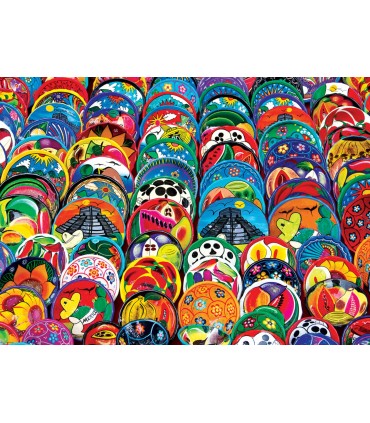 Puzzle da 1000 Pezzi - Mexican Ceramic Plates