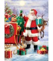 Puzzle da 1000 Pezzi - Simon Tread: Santa with Sled by Simon Tread