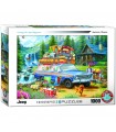Puzzle da 1000 Pezzi - Jeep - Loading the Wagoneer by