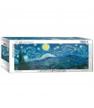 Puzzle da 1000 Pezzi Panorama - van Gogh, Vincent: Starry Night Panorama