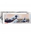 Puzzle da 1000 Pezzi Panorama - Hokusai: Great Wave of Kanagawa