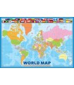 Puzzle da 100 Pezzi - World Map 100-Piece Puzzle