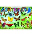 Puzzle da 100 Pezzi - Garden Butterflies 100-Piece Puzzle