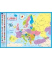 Puzzle da 200 Pezzi -  Map of Europe 200-Piece Puzzle