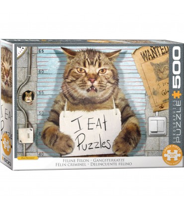 Puzzle da 500 Pezzi - Felony Cat by Paul Normand