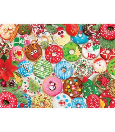 Puzzle da 1000 Pezzi - Tin Box: Christmas Donuts Tin