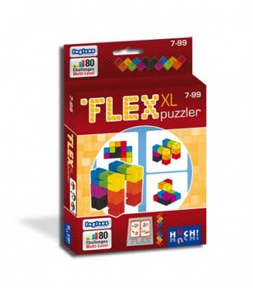 Flex Puzzler XL - Rompicapo 3D e 2D per sfide mentali, gioco educativo per adulti e bambini, 80 sfide da 7 anni, Thomas Lieching