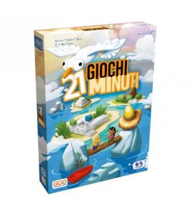 21 Giochi Minuti - Gioco da Tavolo per 1-12 Giocatori, Divertimento in Famiglia nell'Arcipelago di Minutia, da 6 Anni, Gate On G