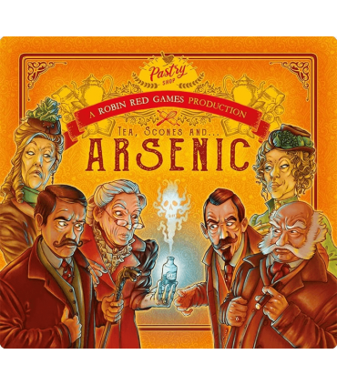 Tea, Scones, and Arsenic - Gioco da Tavolo Strategico per Famiglie e Amici, 1-6 Giocatori, 25 Minuti di Divertimento!