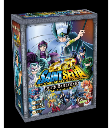 Saint Seiya - I Cavalieri dello Zodiaco - Asgard: Espansione Gioco di Carte, Nuove Meccaniche e 50 Carte Inedite, 1-5 Giocatori
