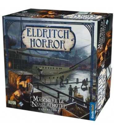 Eldritch Horror: Maschere di Nyarlathotep - Espansione Cooperativa per 1-8 Giocatori, Avventura Horror, Durata 240 Minuti