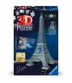 Puzzle da 224 Pezzi 3D - 50° anniversario: Torre Eiffel Glow in the Dark