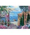 CreArt - Serie B Canvas: Paesaggio mediterraneo