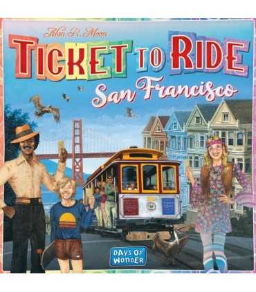 Ticket to Ride - San Francisco: Gioco da Tavolo Strategico per Famiglie, 2-5 Giocatori, Divertimento in 15 Minuti!