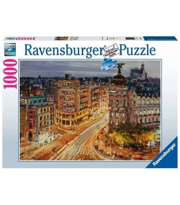 Puzzle da 1000 Pezzi - Dipinto di Madrid, la Gran via
