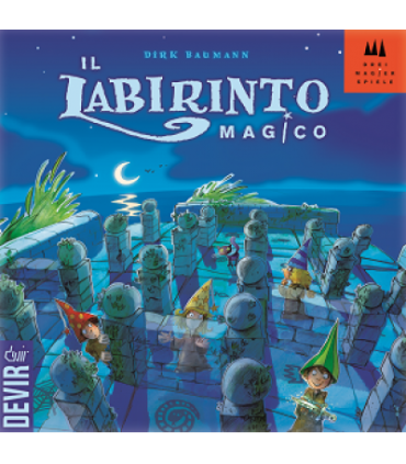 **Il Labirinto Magico - Gioco da Tavolo Strategico per Bambini 2-4 Giocatori, Memoria e Avventura Fantastica - Devir**