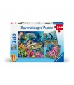 Puzzle 3x49 pezzi - Meraviglie sottomarine