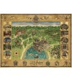 Puzzle da 1500 Pezzi - Harry Potter: Mappa di Hogwarts