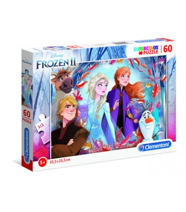 Puzzle da 60 pezzi Supercolor Frozen 2