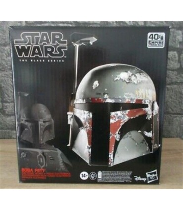 Hasbro Star Wars The Black Series, casco elettronico premium di Boba Fett 