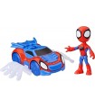 SPIDEY VEICOLO CON PERSONAGGIO E ACCESSORI - SPIDEY WEB
