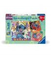 3 Puzzle da 49 Pezzi - Disney Stitch