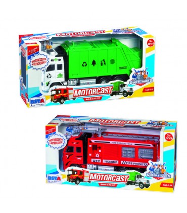 CAMION DIE CAST 2 ASS.TI PULLBACK SC. 1:38